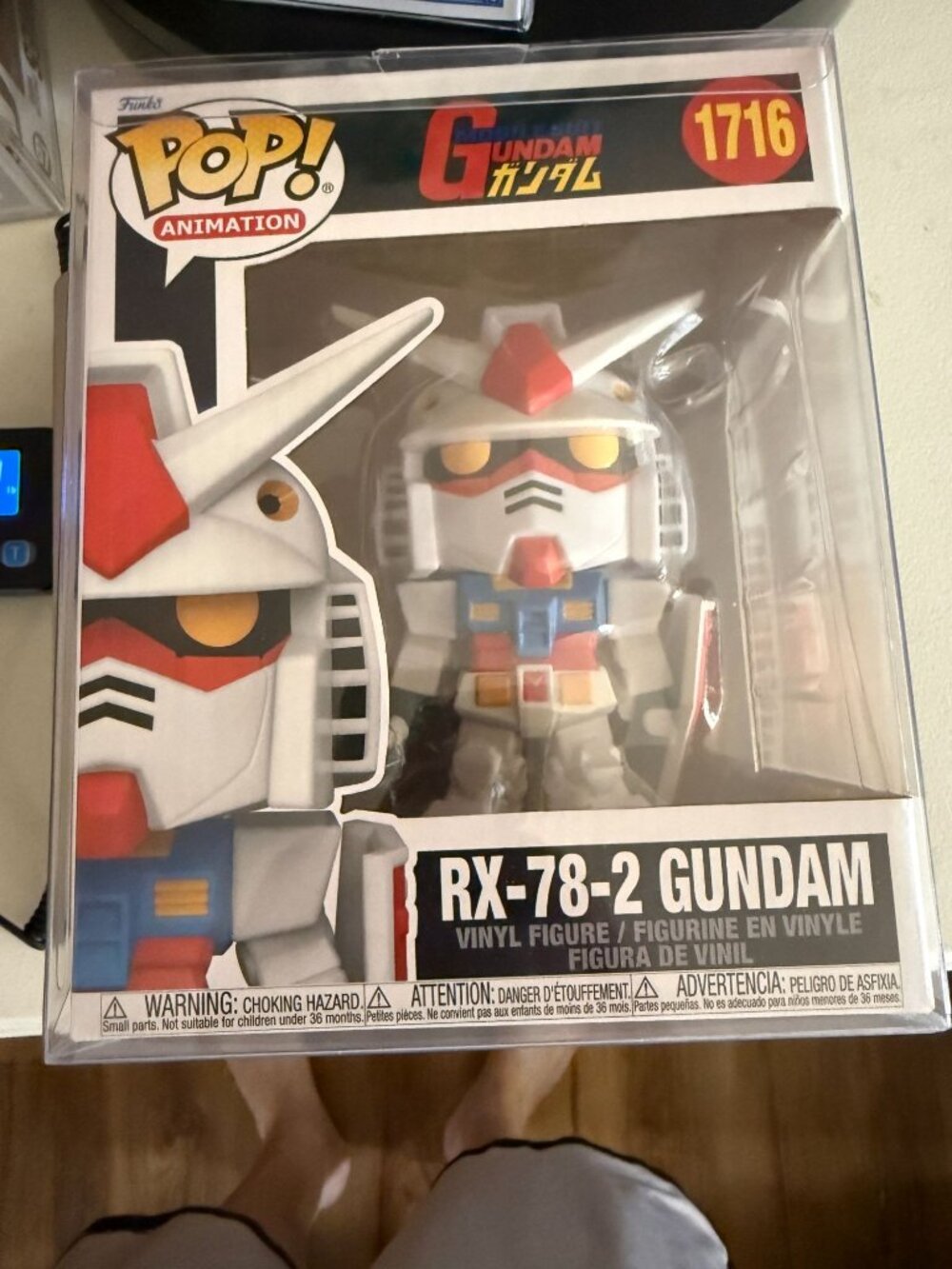 Funko Pop Mobile Suit Gundam RX-78-2 Gundam #1716 6 Inch Protector Sealed New Pl
